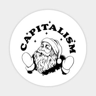 Capitalism Satna (B&W) Magnet